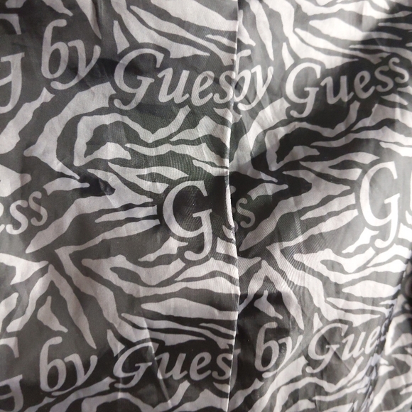 G by Guess Black Peacoat Women’s Large | Oversized Collar Belted Wool Blend Coat - Picture 7 of 10